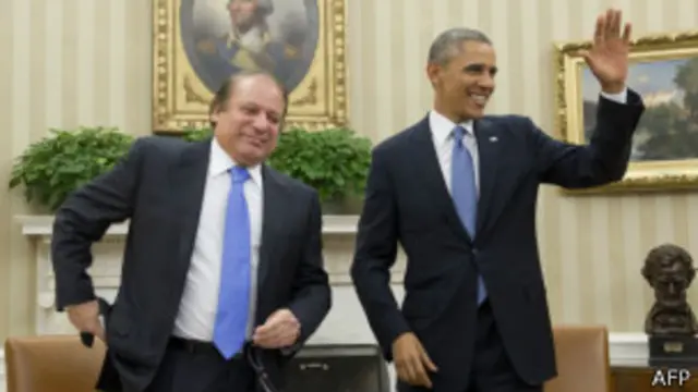 نواز شریف نے براک اوباما کو دورۂ پاکستان کی دعوت دی