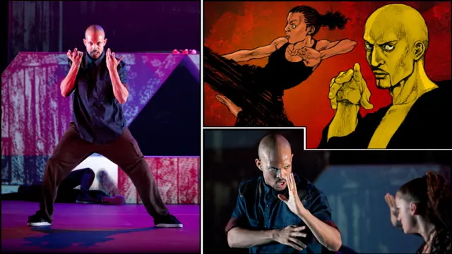 Bradley 'Bradz' Charles. Ilustración de Akio Tanaka, Bradley 'Bradz' Charles y Michele 'Paleta' Rhyner. Copyright: BBC & Akio Tanaka