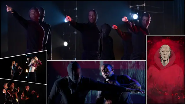 Boy Blue Entertainment at the Barbican London. Copyright: BBC & Akio Tanaka