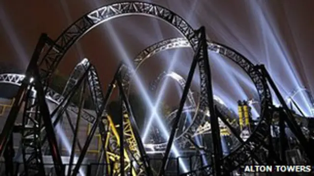 The Smiler, Acton Towers. 