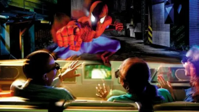 Montaña rusa del Hombre Araña.