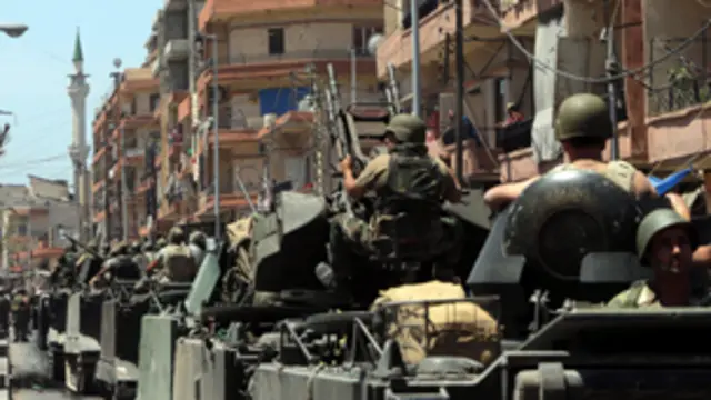 الجيش اللبناني في حي باب التبانة (ارشيف)