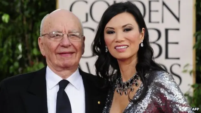 邓文迪和传媒大亨鲁珀特•默多克