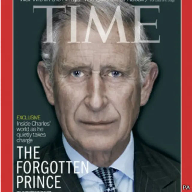 Принц Чарльз на обложке Time © PA