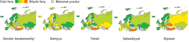 100 qadın, avropa xəritəsi