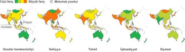100 qadın, asiya xəritəsi