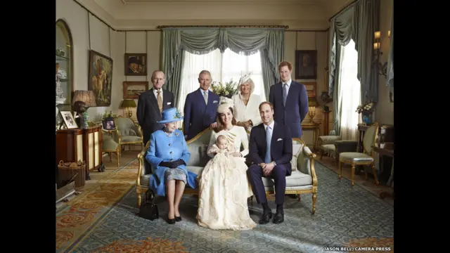 圖輯：英王室公布喬治王子洗禮照片