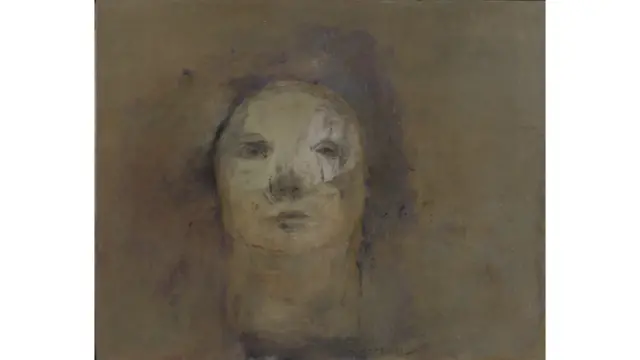 نقاشی دیگری از ناصر حسین با تکنیک اکریلیک روی بوم. او در شهر حمص متولد شده است