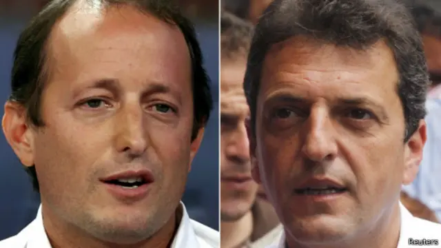 Martín Insaurralde e Sergio Massa (Reuters)