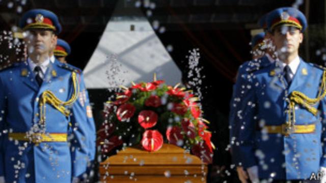 Государственные похороны Йованки Броз, вдовы маршала Тито