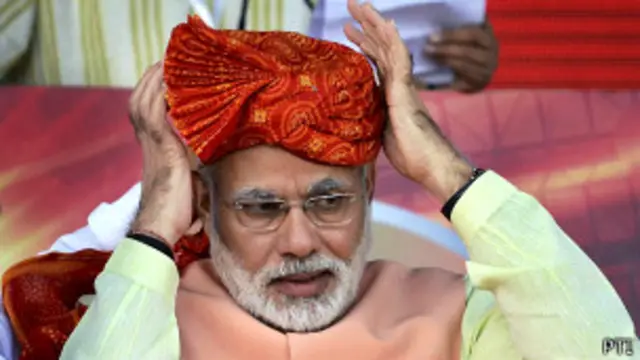 නරේන්ද්‍ර මෝඩි දේශපාලන අනුහස ආරෝපණය කර ගැනීමේ වෑයමක.