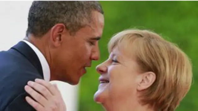 बराक ओबामा, एंगेला मर्केल