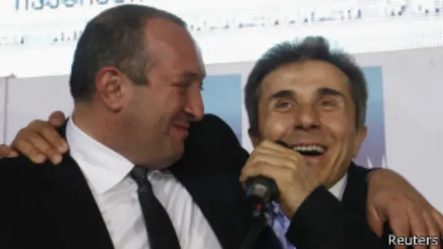 Георгий Маргвелашвили (слева) и Бидзина Иванишвили