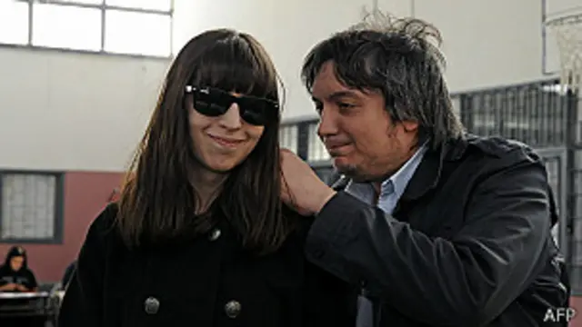 Florencia y Máximo Kirchner