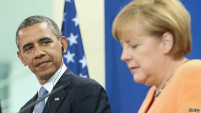 奥巴马和默克尔