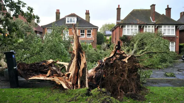 Tormenta en Inglaterra y sur de Gales