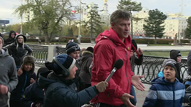 Ройзман на улице