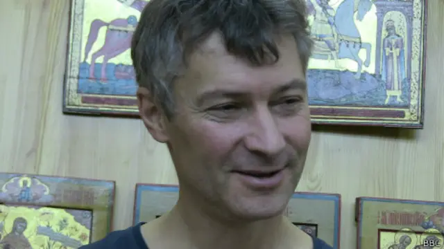 Ройзман с иконами