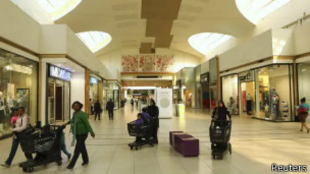 Shopping mall in Johannesburg