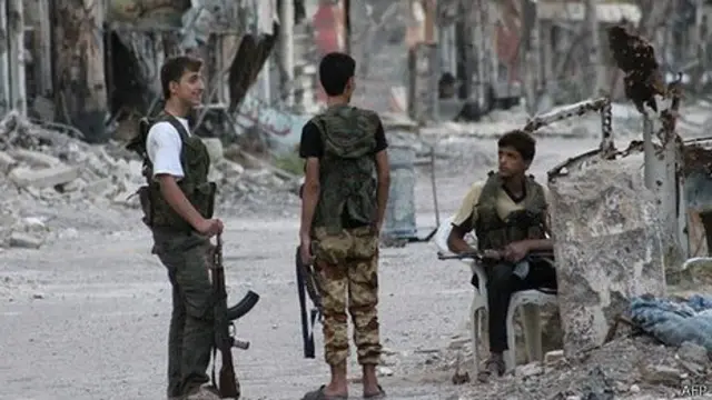 Подростки в Дейр-эз-Зоре