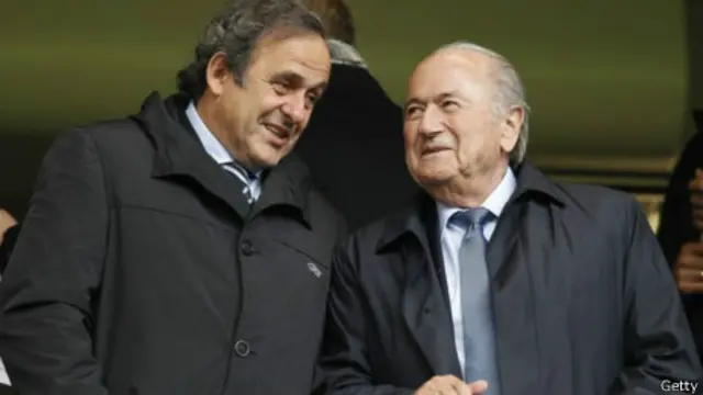 Блаттер и Платини