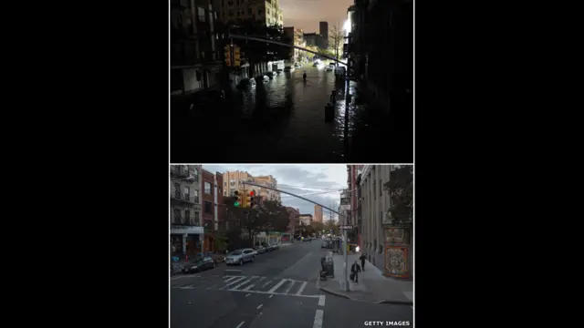 Ave C dan 7th Street di Manhattan, New York