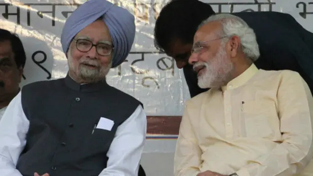 मोदी, मनमोहन