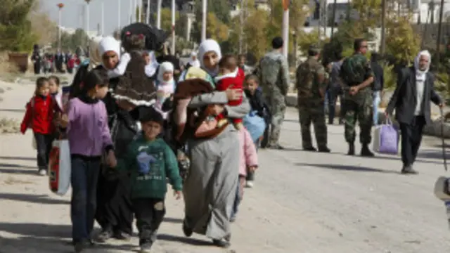 تمكن الآلاف أخيرا من الخروج من المعضمية