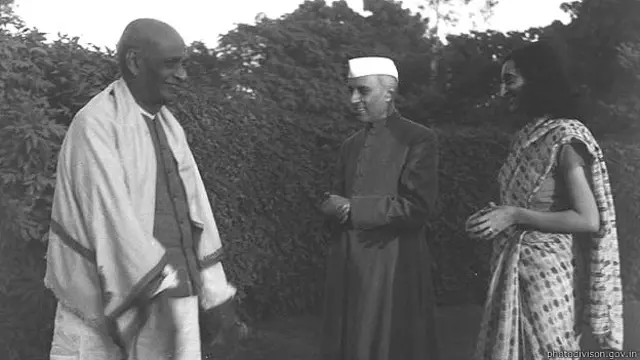 सरदार पटेल और जवाहर लाल नेहरू