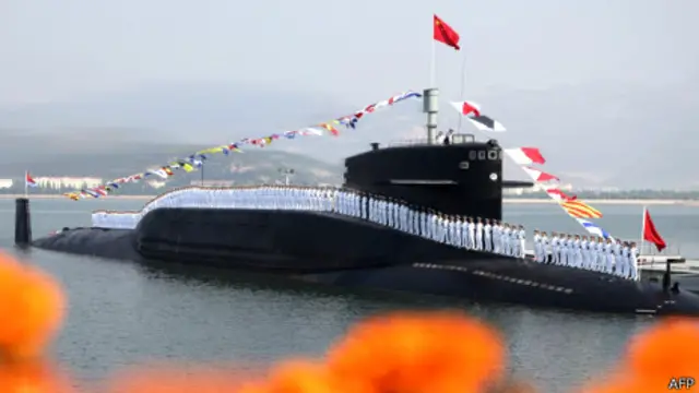 Tàu ngầm hạt nhân thuộc hạm đội Biển Bắc của Trung Quốc