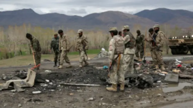 وردګو کې د یوې مخکنۍ چاودنې عکس ګورئ