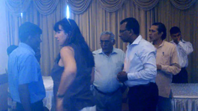 Arrested journalists in Colombo