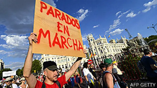 Manifestaciones contra el desempleo en España en 2012