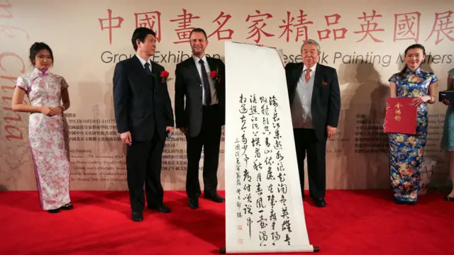 《水墨中国》名家画展伦敦开幕