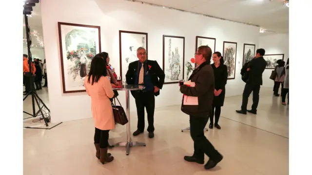 《水墨中国》名家画展伦敦开幕