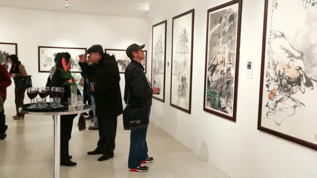 《水墨中国》名家画展伦敦开幕