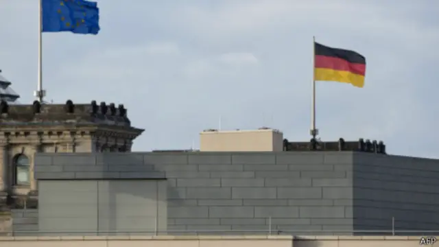 Embaixada americana em Berlim | Foto: AFP