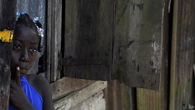 Niña de ascendencia haitiana en República Dominicana