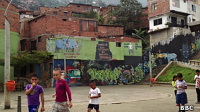 Barrio popular de Medellín