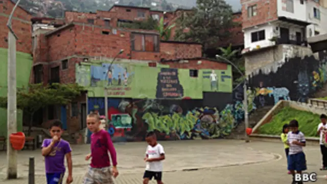 Barrio popular de Medellín