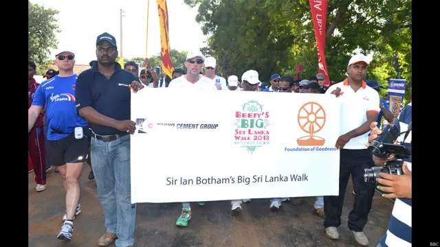 ගොඩ නගමු ශ්‍රී ලංකා පා ගමන සහ මුරලි සමගි කුසලානය විවෘත කළේ ශ්‍රීමත් ඉයන් බොතම් විසින් 