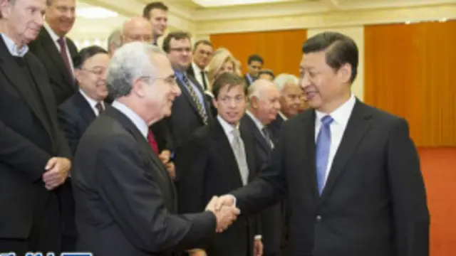 習近平會晤21世紀理事會北京會議外方代表（新華社圖片）