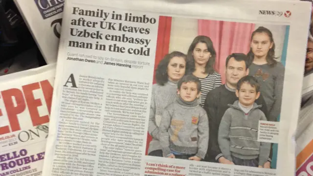 Британия матбуоти ҳукуматни Қаюм Ортиқов ва оиласининг тақдирига бефарқликда айблаган 