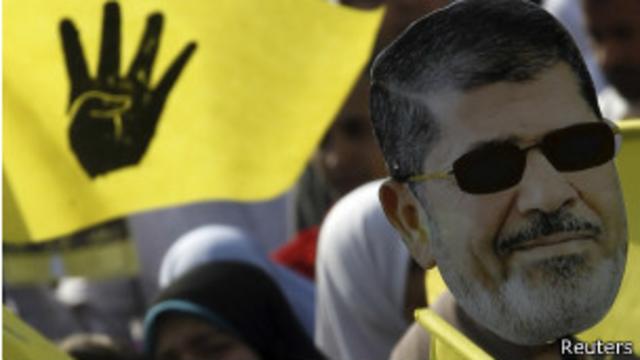 Митинг сторонников Мурси