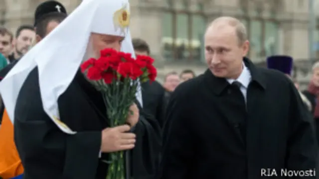 Владимир Путин и Патриарх Кирилл