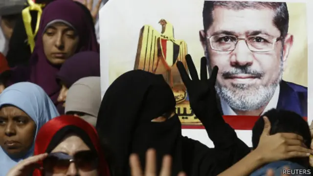 Manifestação pró-Mohammed Morsi. Foto: Reuters