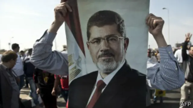 支持者说,穆尔西在政变中被赶下台,现在面临的是政治审判。