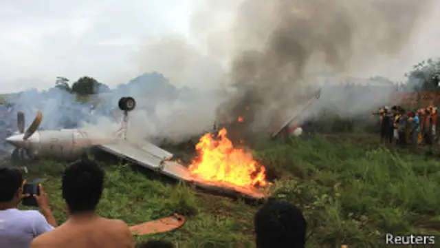 Accidente aéreo en Bolivia