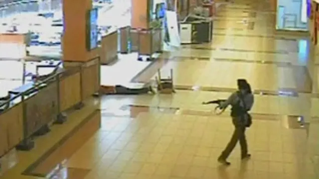 Un membre du commando à Westagte