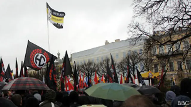 Акция националистов в Петербурге